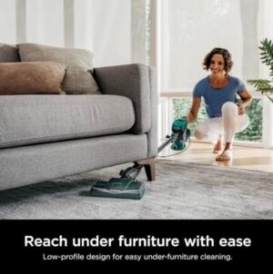 Shark Corded Stick Vacuum, Ultra-Lightweight, Swivel Steering, Powerful Deep-Cleaning, Floor-to-Ceiling Versatility, Converts to a Handheld Vacuum, Carpets & Hardfloor, Green, CS110EM - Image 3