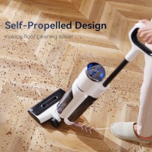 W10 16KPA Cordless Wet Dry Vacuum Cleaner with Self Cleaning, Vacuum and Mop, Long Runtime Wet Dry Vacuum Mop All in One with Edge to Edge Cleaning for Hard Floor, Carpets, 8.8 lbs - Image 6