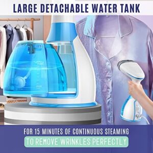 Steamer for Clothes, 15s Heat-up Handheld Clothes Steamer with Large 300ml Tank, 1300W Garment Steamer Fabric Wrinkle Remover, 3 Continuous Steam Modes, Portable Steam Iron for Travel and Home - Image 4