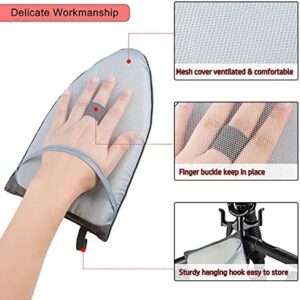 CINPIUK Garment Steamer Ironing Gloves Anti Steam Glove Heat Resistant Garment Steamer Mitt, Garment Steamer Accessories for Clothes - Image 2