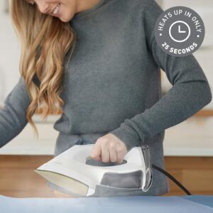 Sunbeam EliteSteam 1700W Digital Steamer & Iron – Stainless Steel Soleplate, 200ml Water Tank, Variable Steam, Quick 20s Heat-Up, 3-Year Limited Warranty – Ideal for Wrinkles & Upholstery - Image 2