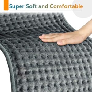 Comfytemp Heating Pad for Back Pain & Cramps Relief, FSA HSA Eligible Electric Large Heat Pad, 2H Auto Off, Valentines Day Gifts for Her Him, Moist Heated Pad for Neck Shoulder, Washable, 12"x24" - Image 9