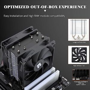 Thermalright Assassin X 120R SE Plus CPU Air Cooler,Double PWM Quiet Fans CPU Cooler with 1550RPM,for AMD:AM4 /AM5,Intel LGA 1700/1851/1150/1151/1200,148mm High PC Cooling - Image 3
