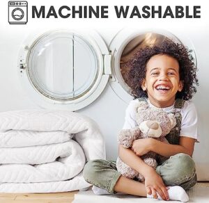 HYLEORY Full Size Waterproof Mattress Protector Viscose Made from Bamboo Cooling Mattress Pad Cover Breathable Soft 3D Air Fabric Noiseless Washable Fitted Sheet with Deep Pocket Up to 21" - Image 8