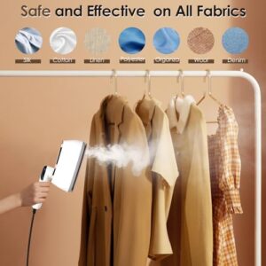 Biupky Travel Steamer for Clothes Portable Mini, 1200w Mini Iron Portable Steamer for Clothes, 4 Mode with LCD Display, 10s Fast Heating Travel Iron Garment Steamer for Clothes for Home Dorm Travel - Image 4