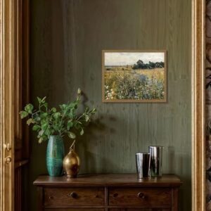 XMMPOT Wildflower Canvas Wall Art: Framed Wall Art for Living Room- Vintage Nature Botanical Bathroom Wall Decor Prints 12"x15" - Image 4
