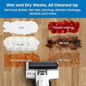 ECOWELL Wet Dry Vacuum Cleaner Cordless Vacuum Mop Wash All in One, Self-Cleaning 0.1'' Dual-Sided Edge Cleaning, 8.2 lbs Lightweight Floor Vacuum for Hard Floors - Image 4