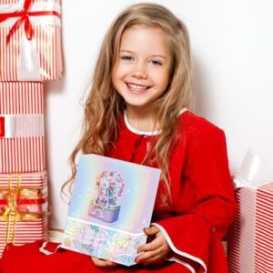 Music Box Building Toys, Rotating Ferris Wheel DIY Building Block for Girls and Boys 6-12 Years Old, 710 pcs, Christmas and Valentine Gifts for Adults and Aged 8 9 10 11 12 Kids - Image 8