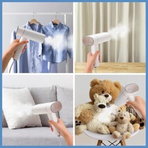 Steamer for Clothes, Portable Travel Handheld Garment Steamer, 1200W Clothing Wrinkle Remover, 25s Fast Heating, 150ml Water Tank, Small Size Flodable Steam Iron for Travel, Dorm and Home (120V Only) - Image 7