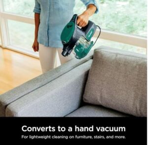 Shark Corded Stick Vacuum, Ultra-Lightweight, Swivel Steering, Powerful Deep-Cleaning, Floor-to-Ceiling Versatility, Converts to a Handheld Vacuum, Carpets & Hardfloor, Green, CS110EM - Image 5
