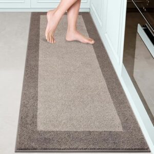 Machine Washable Kitchen Rug 24" x 67", Non Slip Kitchen Mat for Floor, Absorbent Entrance Runner Rug for Bedroom, Hallway, Bathroom, Door (Roll Packing)