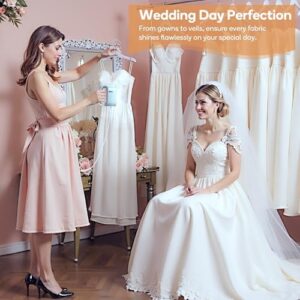 Newbealer Smart Steam Iron for Clothes - 1200W Professional-Grade Turbo Steam, 3 Steam & 3 Dry Heat Modes, 45s Heat-Up, 6oz Tank, Auto-Off, Nonstick Ceramic Soleplate for Home, RV & Hotel (120V Only) - Image 6