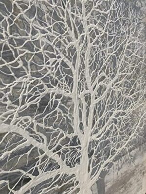 Yihui Arts Abstract Trees Painting Canvas Prints Wall Art Decor Framed - Large Modern Giclee Art Print on Canvas Ready to Hang for Home and Office Wall Decoration with Textured Boho - Image 3
