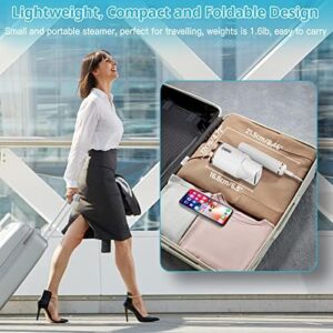 Portable Steamer for Clothes, Oragerju 2 in 1 Handheld Steamer and Iron, 15s Fast Heat-up, 2 Steam Modes, 1200w Auto Shut-Off Garment Steamer for Travel and Home, 170ML Detachable Water Tank (BG573) - Image 7