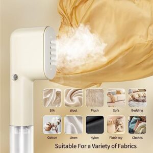 Travel Steamer for Clothes Portable Mini, Hand Held Steamer, Small Steam Iron for Clothes, 15s Fast Heat-up, Handheld Clothing Steam 800W for Garments, Fabric Wrinkle Remover for Home Travel, 120V - Image 4