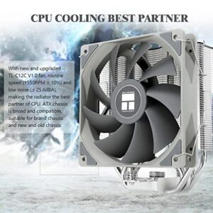 Thermalright Assassin King 120 SE CPU Air Cooler, 5 Heatpipes Heatsink Cooling, TL-C12C PWM Fan with 1550RPM Speed, AGHP tochnology, for AM4/AM5/Intel LGA 1700/1851/1150/1151/1155/1200 - Image 3