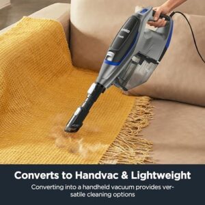 Eureka Corded Stick Vacuum Cleaner for Home Pet Hair, Lightweight Vacuum Cleaner with Powerful Suction for Carpet Tile and Hard Floor, Blue, NES520BL 2-in-1 Flash Handheld Vac - Image 4