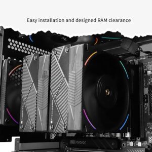 Thermalright Phantom Spirit 120 EVO CPU Air Cooler, 7 Heat Pipes CPU Cooler,Dual 120mm TL-K12 PWM Fans, AGHP 4.0 Technilogy, for AM4 /AM5/Intel 1851/1700/1150/1151/1200, PC Cooling - Image 7