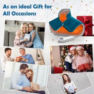 Heating Pad for Neck and Shoulder, 2lb Weighted Neck Heating Pad for Pain Relief, Valentines Day Birthday Christmas Gifts for Women Men Mom Dad, Mothers Day Gifts, 6 Heat Settings Auto-Off Home Office - Image 7