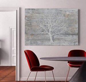 Yihui Arts Abstract Trees Painting Canvas Prints Wall Art Decor Framed - Large Modern Giclee Art Print on Canvas Ready to Hang for Home and Office Wall Decoration with Textured Boho - Image 6