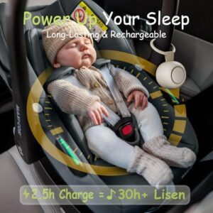 Portable White Noise Sound Machine | 16 Soothing Sounds | Timer | Memory Function | Noise Canceling for Sleep Aid & Office Privacy | Travel | Registry Gift | Sleep Soother for Baby Kids Adults - Image 4