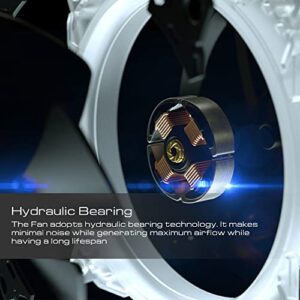 GAMDIAS BOREAS M1-610 Computer CPU Air Cooler, High Airflow 2600RPM PWM Fan, Performance 6 Copper Heatpipes w/ Direct Contact Technology, MB Sync ARGB, for Intel LGA1851/1700/115x & AMD AM5/AM4, Black - Image 7