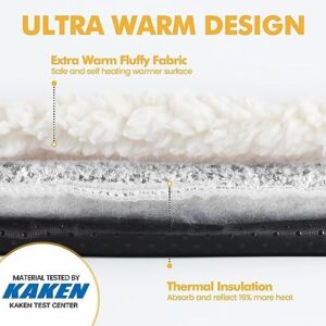 Self Warming Cat Bed Self Heating Cat Dog Mat 29.1 x 18.9 inch Extra Warm Thermal Pet Pad for Indoor Outdoor Pets with Removable Cover Non-Slip Bottom Washable Non Electric - Image 3