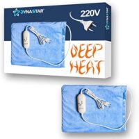 220 Volts Heating Pad 220v 240 Volt Heating pad with Moist/Dry, Fast Heating, Micro Fleece Soft Removable Washable Cover, (Will NOT Work in USA)