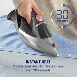 Conair GlideLite Professional Iron, Steam Iron for Clothes, Simple One-Temp Technology, Friction-Free Easy Glide Soleplate - Image 5