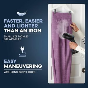 Conair Compact Garment Steamer for Clothes, Small Size Tackles Big Wrinkles with Fast Heat Up - Image 3