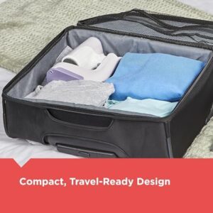 BLACK+DECKER Easy Store Pro Foldable Steamer, GS0311-0PD, 45-Second Heat Up, Extra Long Power Cord & Lint Remover Attachment, Powerful Steam Performance for Clothes, Drapes & Upholstery - Image 5