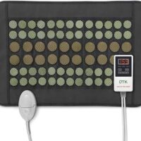 UTK Heating Pad for Back, Far Infrared Natural Jade and Tourmaline Heating Pad, Mothers Day Gifts for Women Mom, FSA HSA Eligible, Auto Shut Off, Memory Function, Included Travel Bag, 23.5×16"