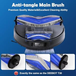 20 Pack T30S Replacement Accessories Kit Compatible with ECOVACS T30S / T30S AI / T30S Care Robot Vacuum, 1 Main Brushes, 4 Side Brushes, 4 Mop Cloth Pads, 4 HEPA Filters, 6 dust bags,1 Tool - Image 4