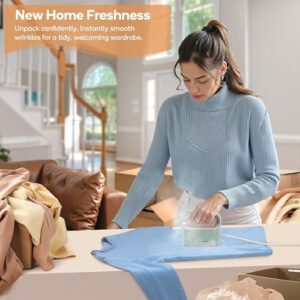 Newbealer Smart Steam Iron for Clothes - 1200W Professional-Grade Turbo Steam, 3 Steam & 3 Dry Heat Modes, 45s Heat-Up, 6oz Tank, Auto-Off, Nonstick Ceramic Soleplate for Home, RV & Hotel (120V Only) - Image 5