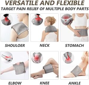 Microwave Heating pad with Washable Cover 6 * 12" Microwavable Heat Pad for Neck Shoulder, Cramps, Back Pain Relief, Warm Compress Bean Bag Moist Heat Pack for Muscles, Joints, 2 Pack - Image 4