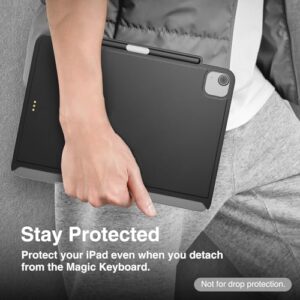 SWITCHEASY CoverBuddy for 2025 M3 & 2024 M2 iPad Air 11" - Magic Keyboard Compatible Case for iPad Air, Enhanced Thickness & Heat Dissipation [Keyboard Not Included] - White (Leather) - Image 8