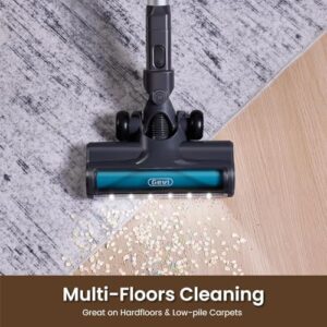 Gevi Cordless Stick Vacuum Cleaner, Vacuum Cleaners for Home with Crevice Tool and Dust Brush, Ultra Lightweight, Up to 45mins Battery Runtime, Quick Clean-Up for Hard Floors, Carpets and Upholstery - Image 5