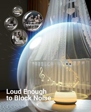 Sound Machine Baby, Kids Sound Machine with Light, White Noise Sound Machine for Sleep - Image 3