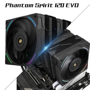 Thermalright Phantom Spirit 120 EVO CPU Air Cooler, 7 Heat Pipes CPU Cooler,Dual 120mm TL-K12 PWM Fans, AGHP 4.0 Technilogy, for AM4 /AM5/Intel 1851/1700/1150/1151/1200, PC Cooling - Image 6