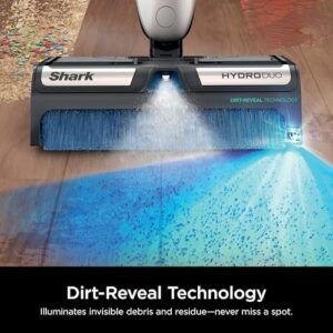 Shark HydroDuo with Dirt-Reveal Technology, Cordless, Everyday Hard Floor Cleaning System, Wet & Dry Debris Pickup, Mops & Scrubs All at Once, Hardwood, Tile, Laminate & Stone, Stone Metallic, WW201 - Image 7