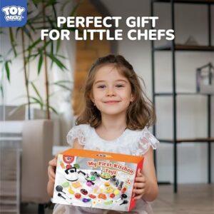 STEAM Life Kids Play Kitchen Accessories, Play Food Sets for Kids Kitchen, Kids Pots and Pans Set, Kitchen Toys, Toy Kitchen Accessories, Toy Kitchen Sets, Kids Kitchen Accessories, Cooking Set Kids - Image 8