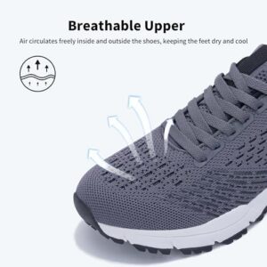 GANNOU Men's Air Athletic Running Shoes Fashion Sport Gym Jogging Tennis Fitness Sneaker (US 7-12.5) - Image 5