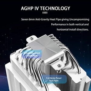 Thermalright PS120SE ARGB CPU Air Cooler, 7 Heat Pipes CPU Cooler,Dual 120mm TL-C12B-S V2 PWM Fan, AGHP 4.0 Technilogy, S-FDB Bearing, for AMD AM4 AM5/Intel 1700/1150/1151/1200, PC Cooler - Image 2