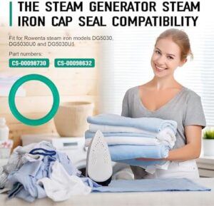 Iron Steamer Replacement for Rowenta Steam Iron CS-00098730 DG5030, Boiler Cap O-Ring Gasket Seal Replacement Parts 3 Pack - Image 2