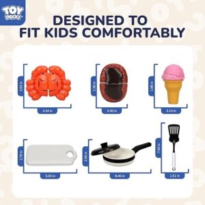 STEAM Life Kids Play Kitchen Accessories, Play Food Sets for Kids Kitchen, Kids Pots and Pans Set, Kitchen Toys, Toy Kitchen Accessories, Toy Kitchen Sets, Kids Kitchen Accessories, Cooking Set Kids - Image 4