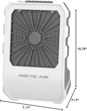 Arctic Air Outdoor Evaporative Cooler, Portable & Ultra-Quiet Air Cooler with 4 Fan Speeds, USB Rechargeable, 6-Hour Battery Life, Great for the Beach, Pool, Deck, Garden & More,White - Image 11