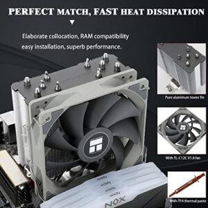 Thermalright Assassin King 120 SE CPU Air Cooler, 5 Heatpipes Heatsink Cooling, TL-C12C PWM Fan with 1550RPM Speed, AGHP tochnology, for AM4/AM5/Intel LGA 1700/1851/1150/1151/1155/1200 - Image 6