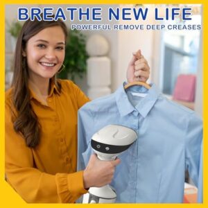 Steamer for Clothes, Quick Heat Up Handheld Garment Steamer, Portable Colthes Fabric Wrinkles Remover, Travel Steamer Iron for Home - Image 4