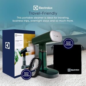 Electrolux SnapSteam Steamer for Clothes - Powerful 1200W Handheld Detachable Steam Press Iron Wrinkle Remover Portable Travel Steamer for Garments, Fabrics & Curtains, Green - Image 3
