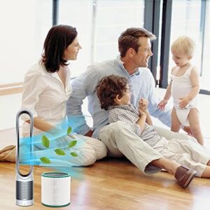 2 Pack Dyson TP02 Air Purifier True HEPA Filters Replacement for Dyson Pure Cool Link TP01, TP02, TP03, AM11, BP01 Tower Air Purifier, Compare to Part # 968126-03 2 Pack TP02 Air Purifier True Filters - Image 7